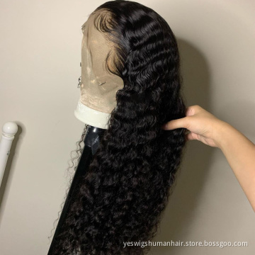 Yeswigs Wholesale Full Hd Afro Curly Lace Front Wig Raw Indian Cuticle Aligned Virgin Human Hair Lace Frontal Wig Human Hair
